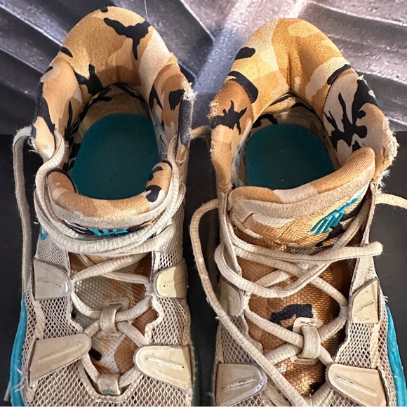 Nike Sneakers Kyrie Ripple 5Y 5 CT4080-207 Camo Net Basketball High Tops - Picture 12 of 14